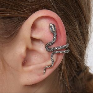 Halloween Sterling Silver 925 Snake Ear Clip